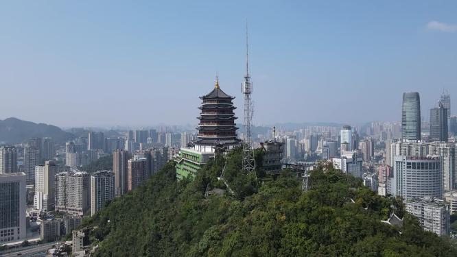 贵州贵阳花果园城市高楼航拍