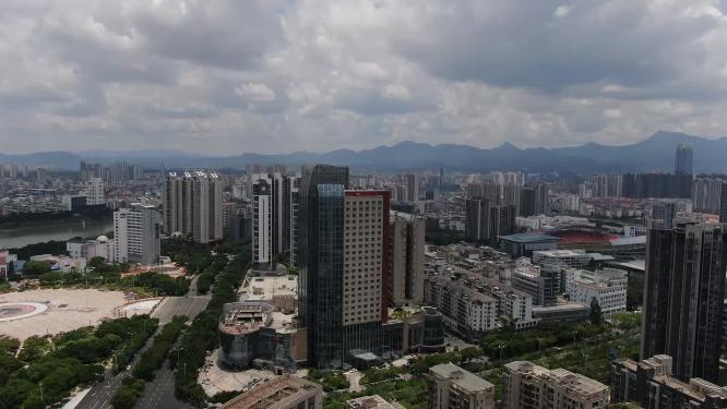 贵州贵阳花果园城市高楼航拍