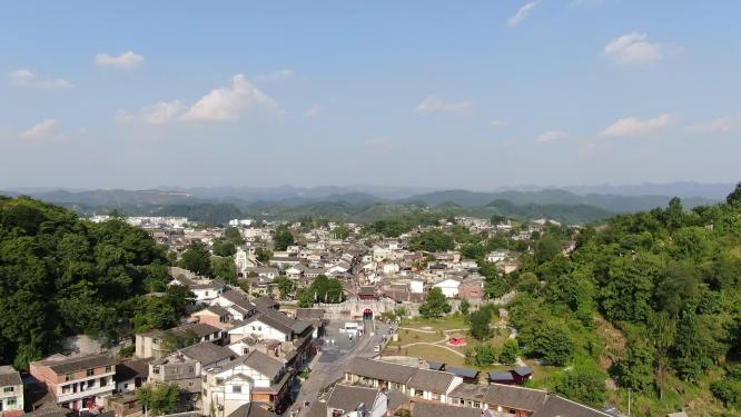 贵州贵阳青岩古镇5A景区航拍