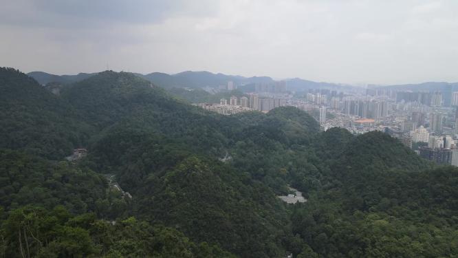 贵州贵阳黔灵山航拍