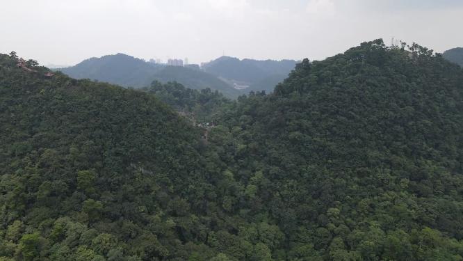 贵州贵阳黔灵山航拍