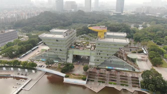 广东东莞青少年宫航拍