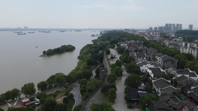 湖南岳阳岳阳楼汴河街航拍
