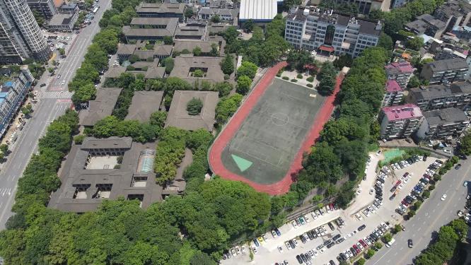 湖南长沙第一师范学院航拍