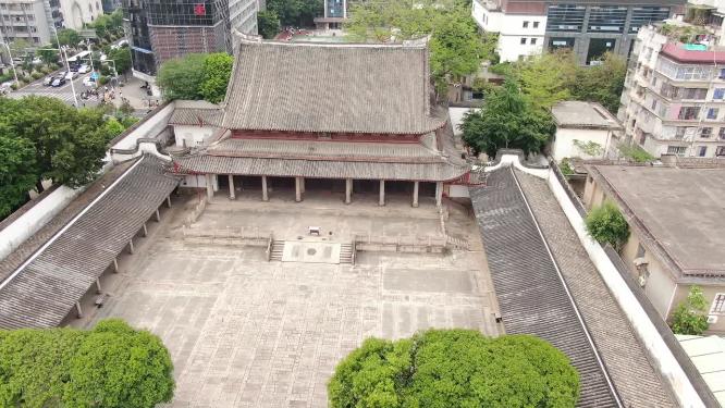 福建福州文庙航拍