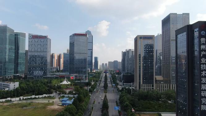 贵州贵阳国家经济开发区大数据中心航拍