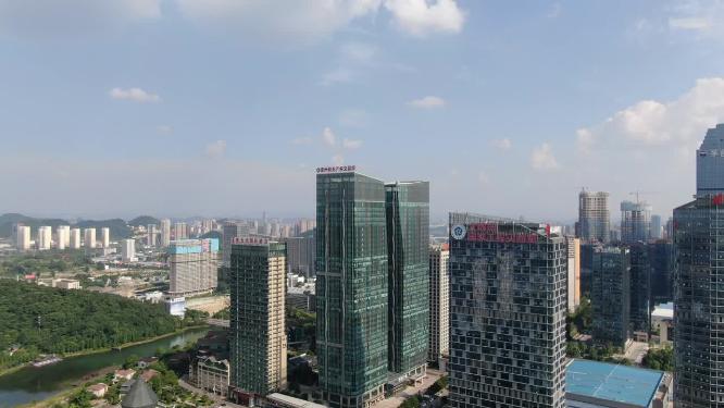 贵州贵阳国家经济开发区大数据中心航拍