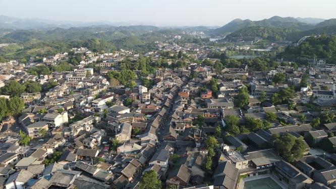 贵州贵阳青岩古镇航拍