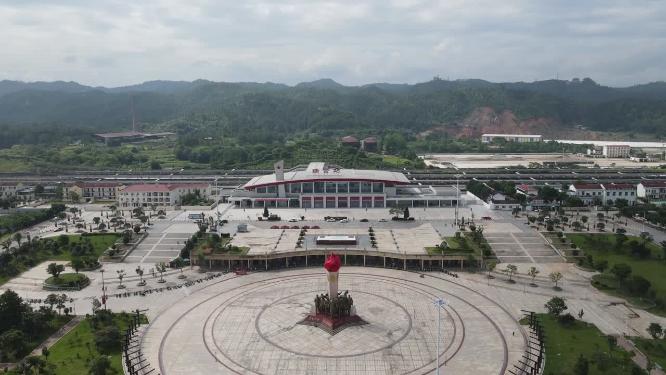 江西瑞金共和国摇篮5A景区航拍