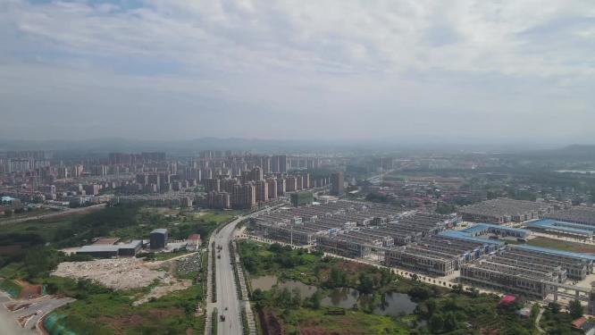 江西瑞金红色故都航拍