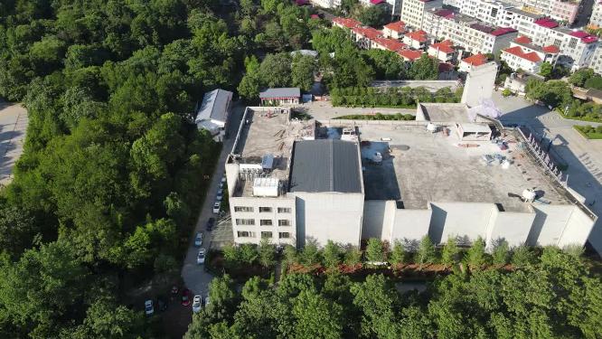 江西瑞金苏维埃共和国纪念馆航拍