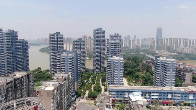 江西赣州城市建设航拍