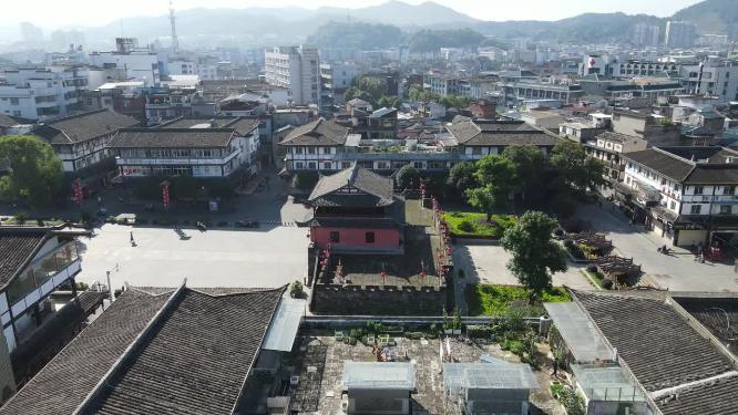 福建汀州古城4A景区航拍