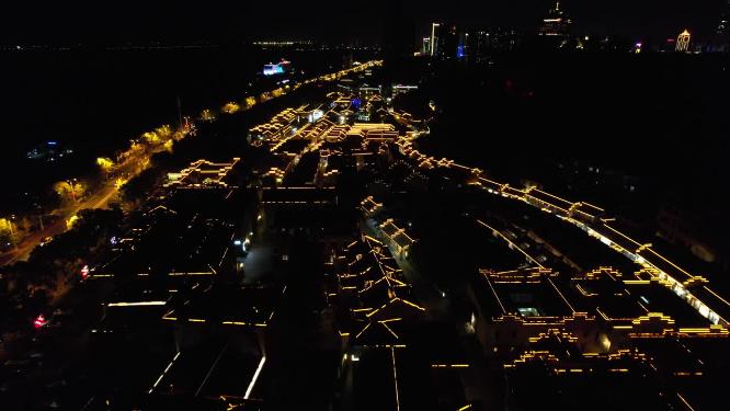 江苏镇江城市夜景灯光