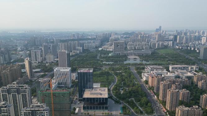 江苏镇江城市风光航拍