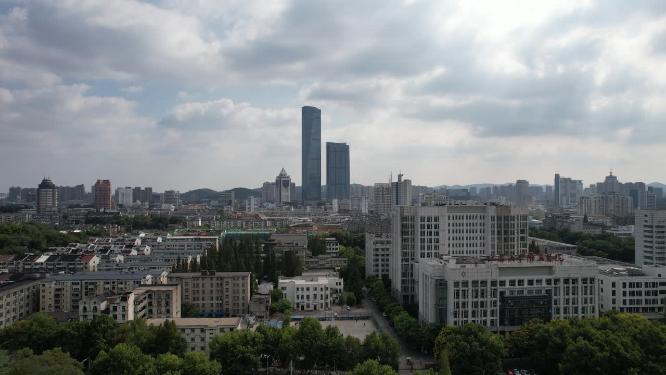 江苏镇江城市风光航拍