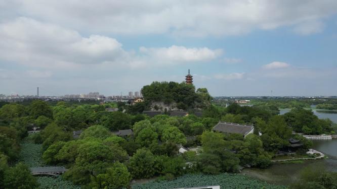 江苏镇江金山寺4A景区航拍