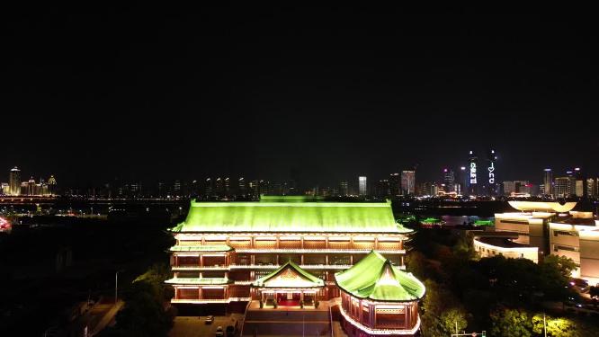 江西南昌图书馆航拍