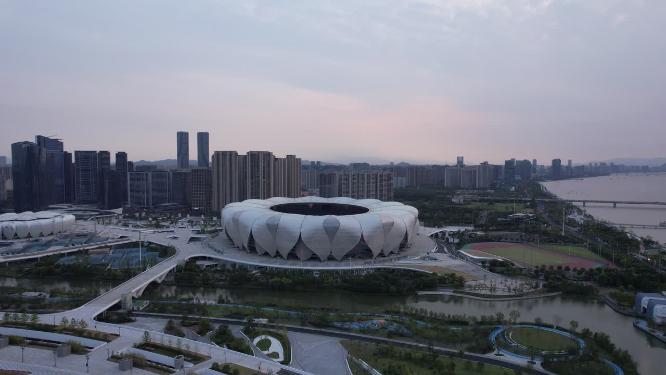 浙江杭州亚运会场馆航拍