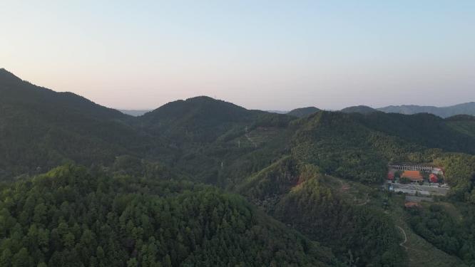 湖南怀化中坡山国家森林公园航拍