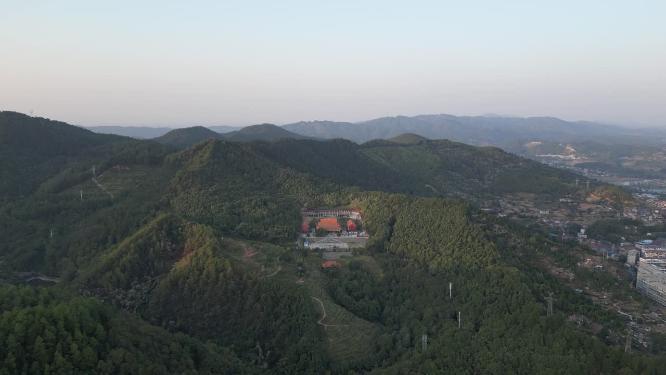 湖南怀化中坡山国家森林公园航拍