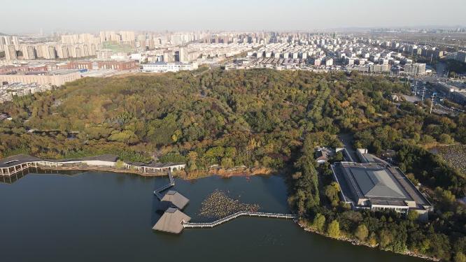 中国江苏汉文化园4A景区航拍
