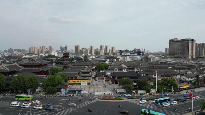 江苏无锡南禅寺4A景区航拍