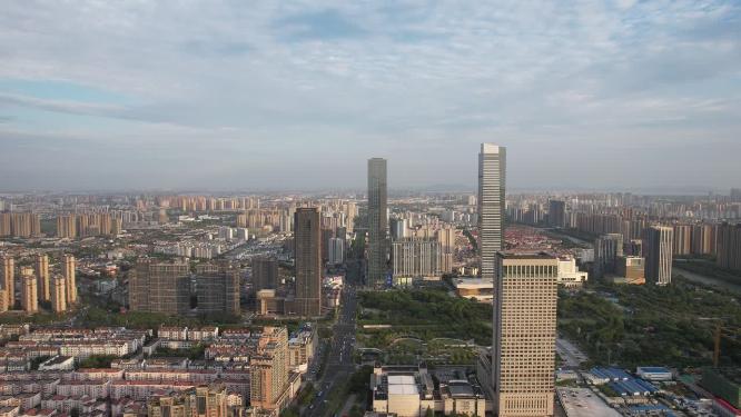 江苏无锡国金中心CBD航拍