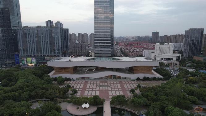 江苏无锡国金中心博物馆航拍
