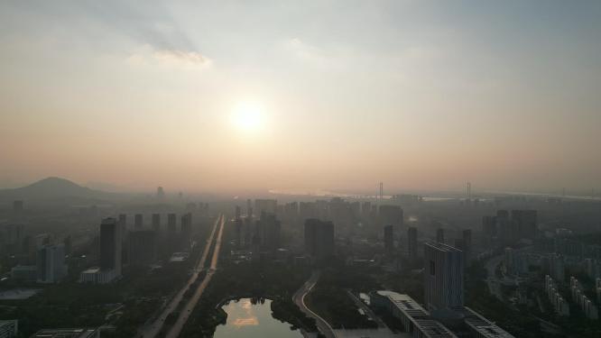 江苏镇江城市风光航拍