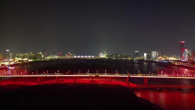 江西南昌八一大桥航拍