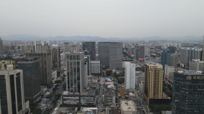 河南郑州城市建设航拍