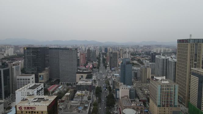 河南郑州城市建设航拍