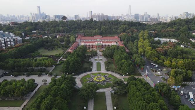 湖北武汉辛亥革命纪念馆航拍