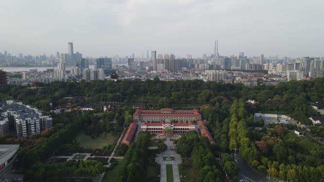 湖北武汉辛亥革命纪念馆航拍