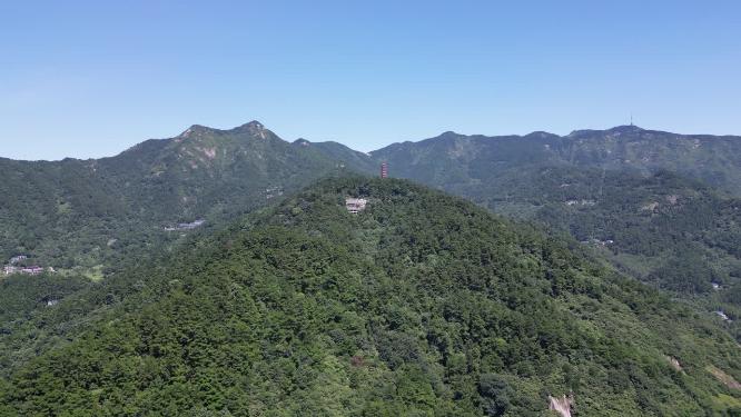 湖南南岳衡山全景航拍