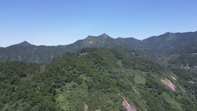 湖南南岳衡山全景航拍