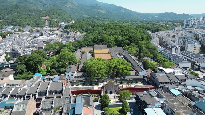 湖南南岳衡山大庙5A景区航拍