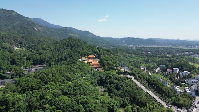 湖南南岳衡山大庙5A景区航拍