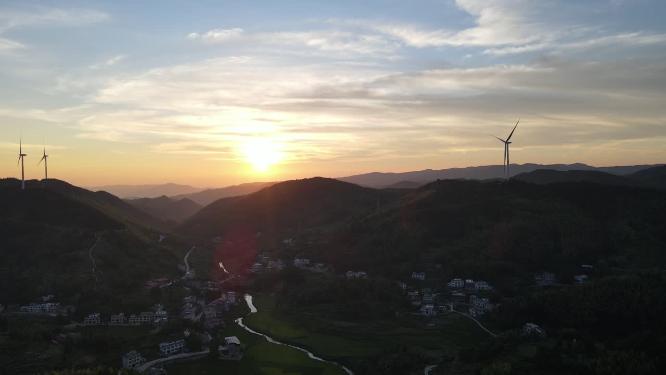 祖国壮丽山河连绵起伏山川丘陵航拍