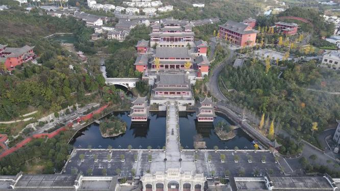 贵州贵阳大兴国寺航拍