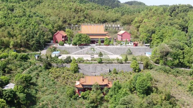 湖南中坡山菩提寺航拍