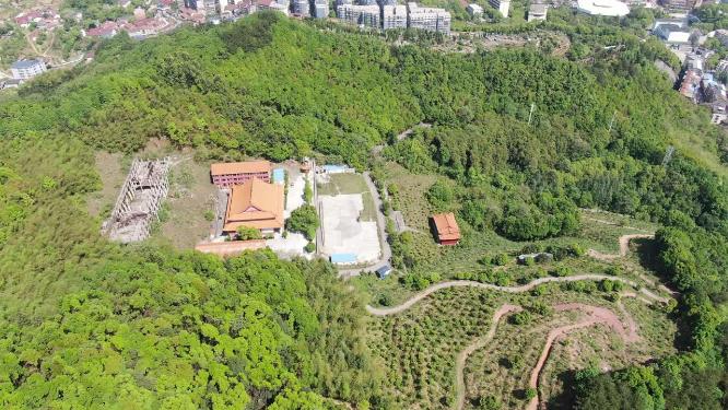 湖南中坡山菩提寺航拍