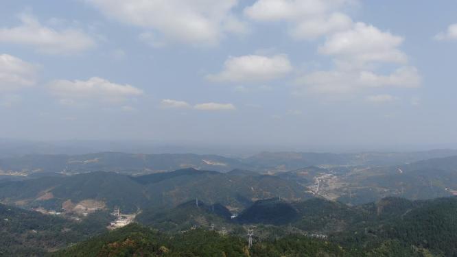 祖国壮丽山河连绵起伏山川丘陵航拍