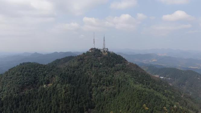 高山信号塔航拍
