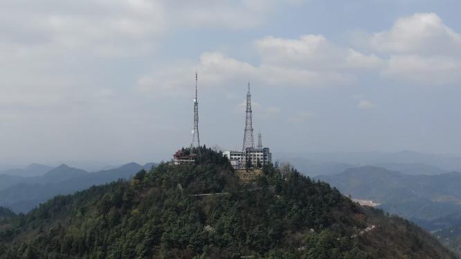 高山信号塔航拍