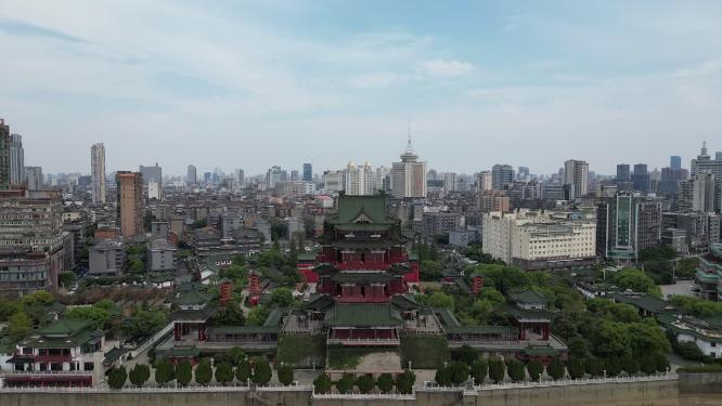 江西南昌滕王阁5A景区航拍