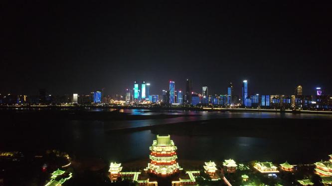 江西南昌滕王阁5A景区航拍