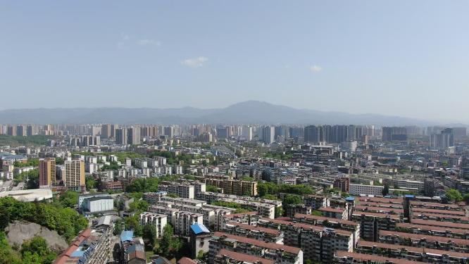 湖南怀化城市建设航拍