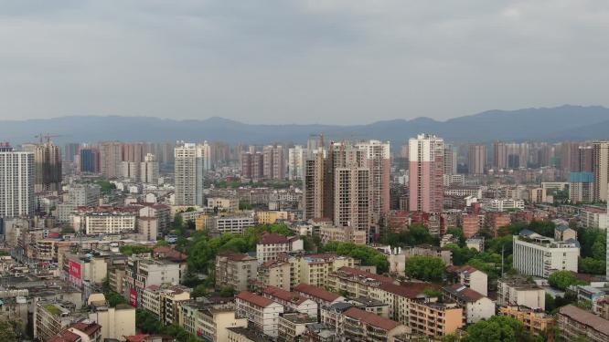 湖南怀化城市建设航拍